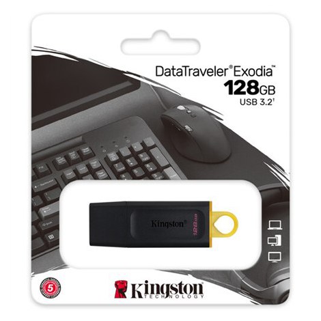 Kingston | DataTraveler Exodia | 128 GB | USB 3.2 | Black - 3